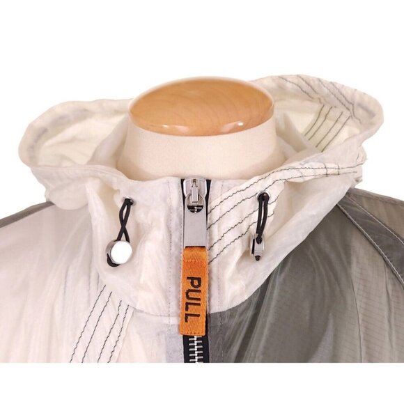 Heron Preston Exclusive Jump Jacket XXS Oversized Unisex Gray NWT Grail! - Picture 3 of 16